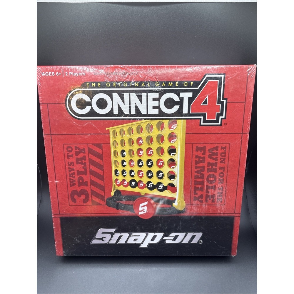 New Sealed Snap-on Tools Connect 4 Board Game Limited Edition Collectible